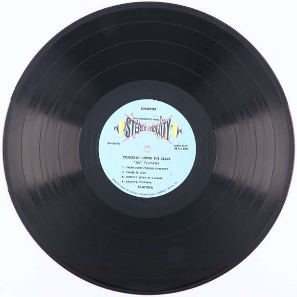 101 Strings, Concerto Under The Stars 1958 Stereo Vinyl Record Somerset SF-6700 - Picture 8 of 16